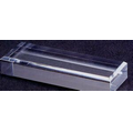 Acrylic Rectangle Base w/ Beveled Edge (2"x6"x1")